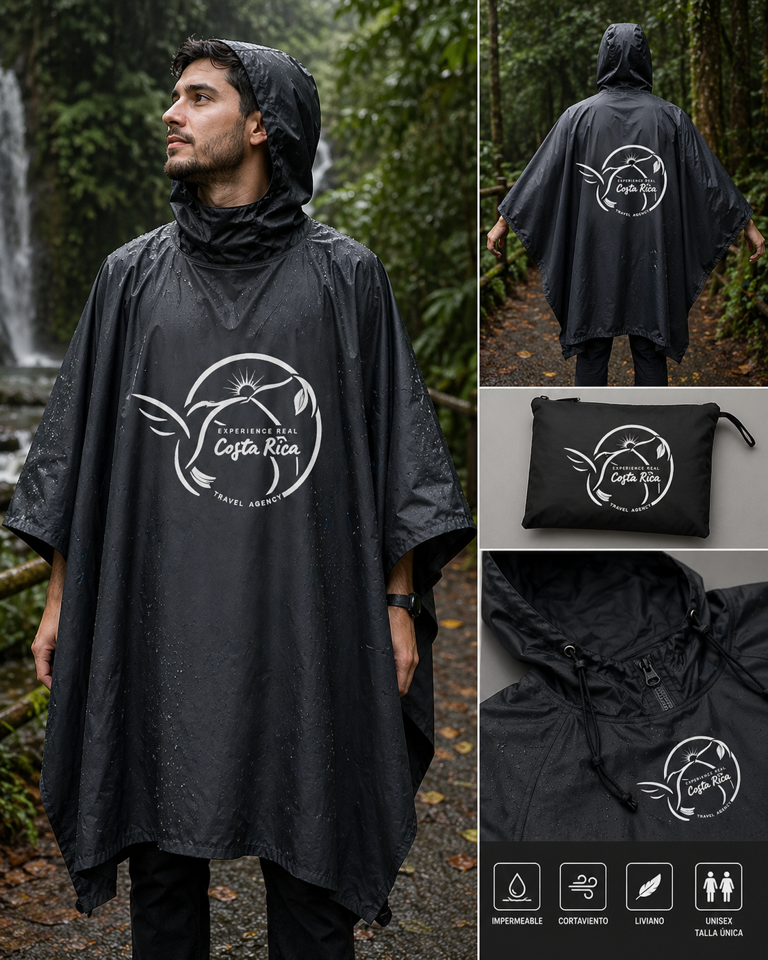ERCR Essential Rain Poncho